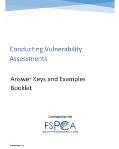 IAVA Answer Keys and Examples Booklet V1.0
