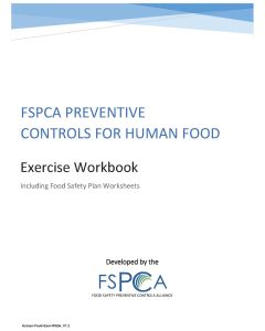 FSPCA Exercise Workbook V1.2
