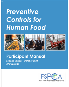 FSPCA Human Food Participant Manual V2.0